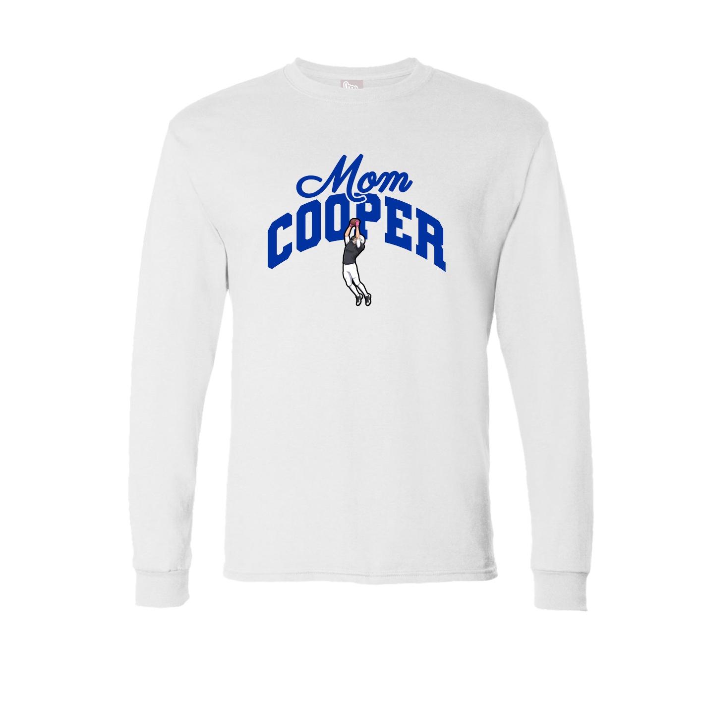 Long Sleeve Tee — Mothers Day Arch in White