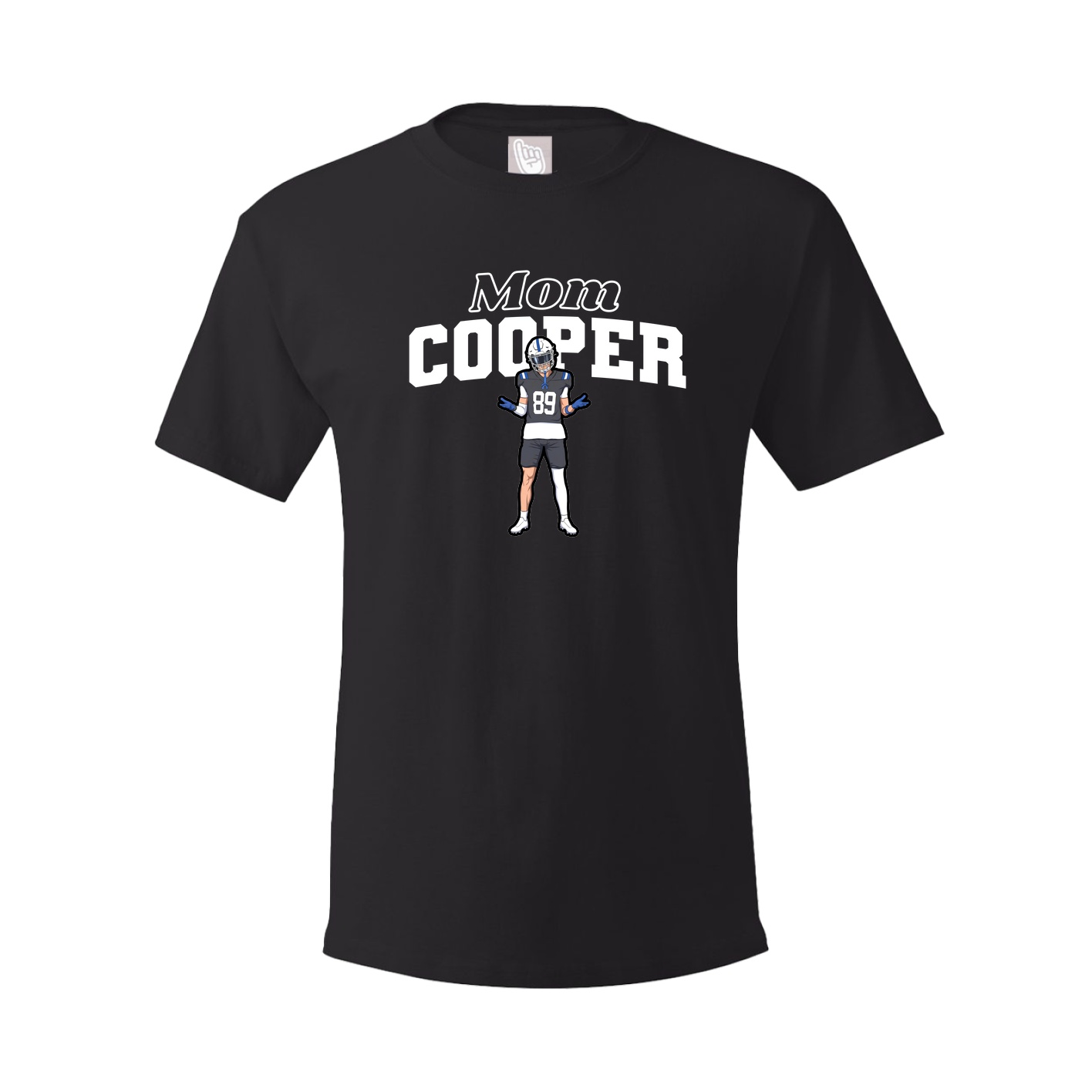 Youth Tee — Mothers Day Block in Black