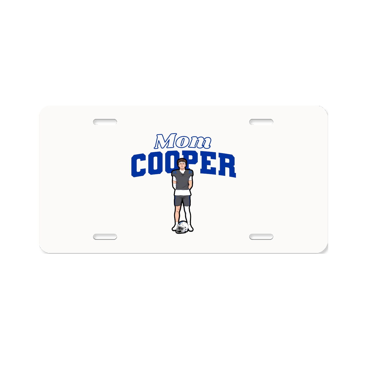 License Plate — Mothers Day Block in Classic