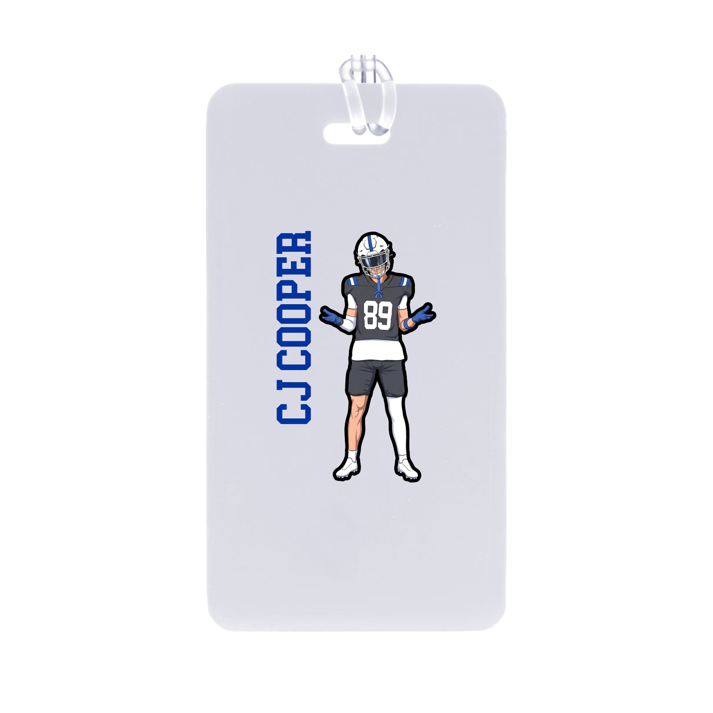 Bag Tag — Name Vertical in Classic