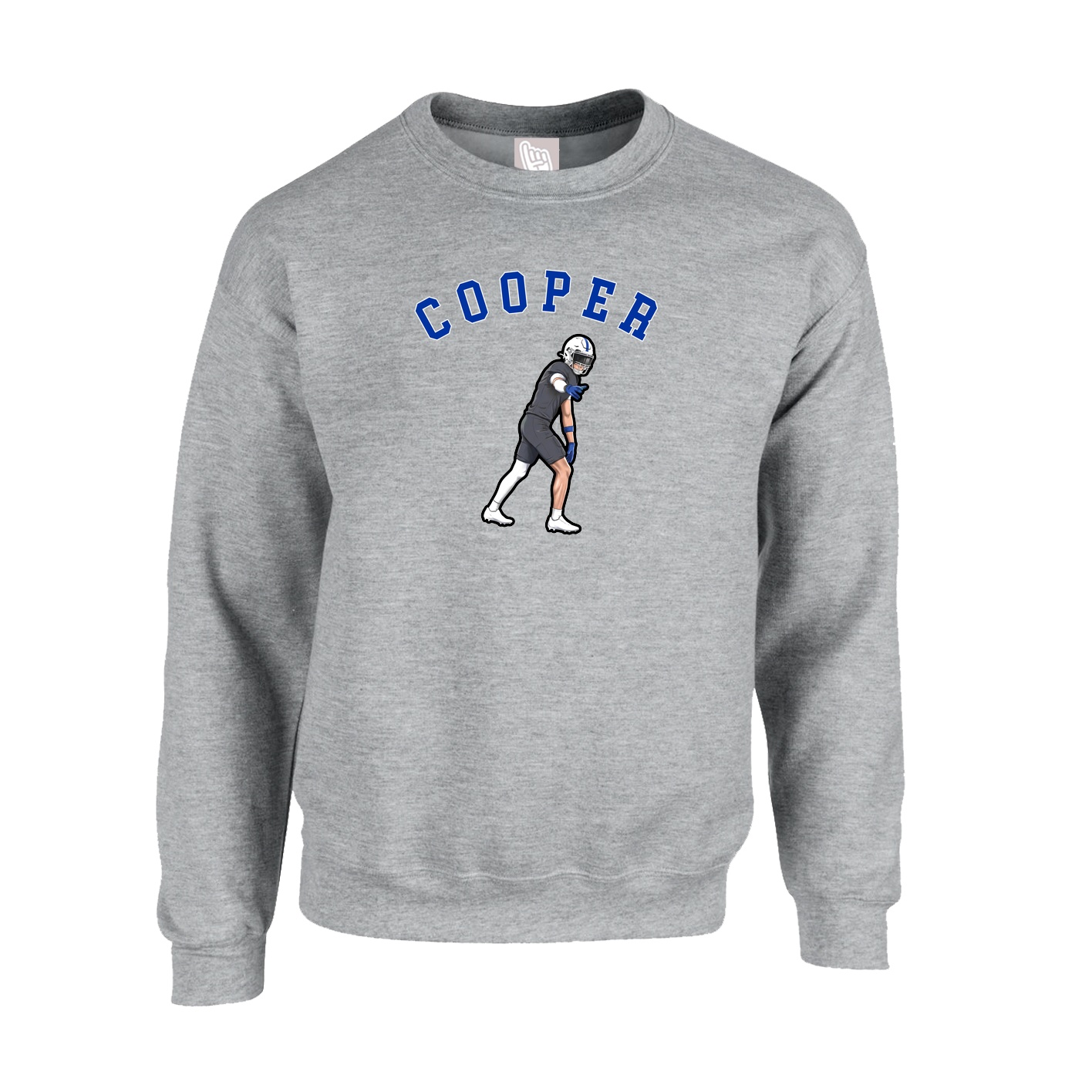 Fleece Crew — Shirsey Arch in Grey