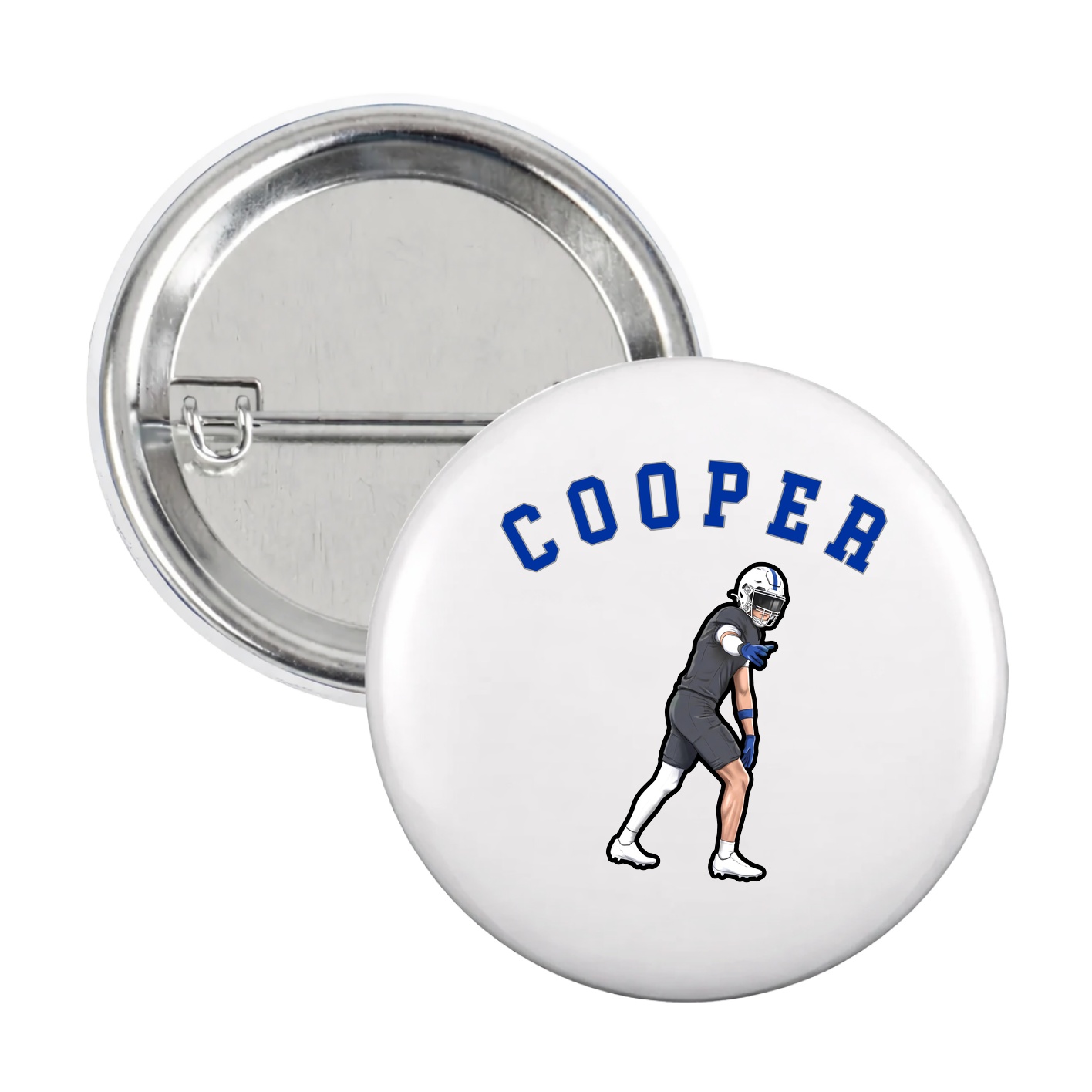 Game Day Button — Shirsey Arch in White