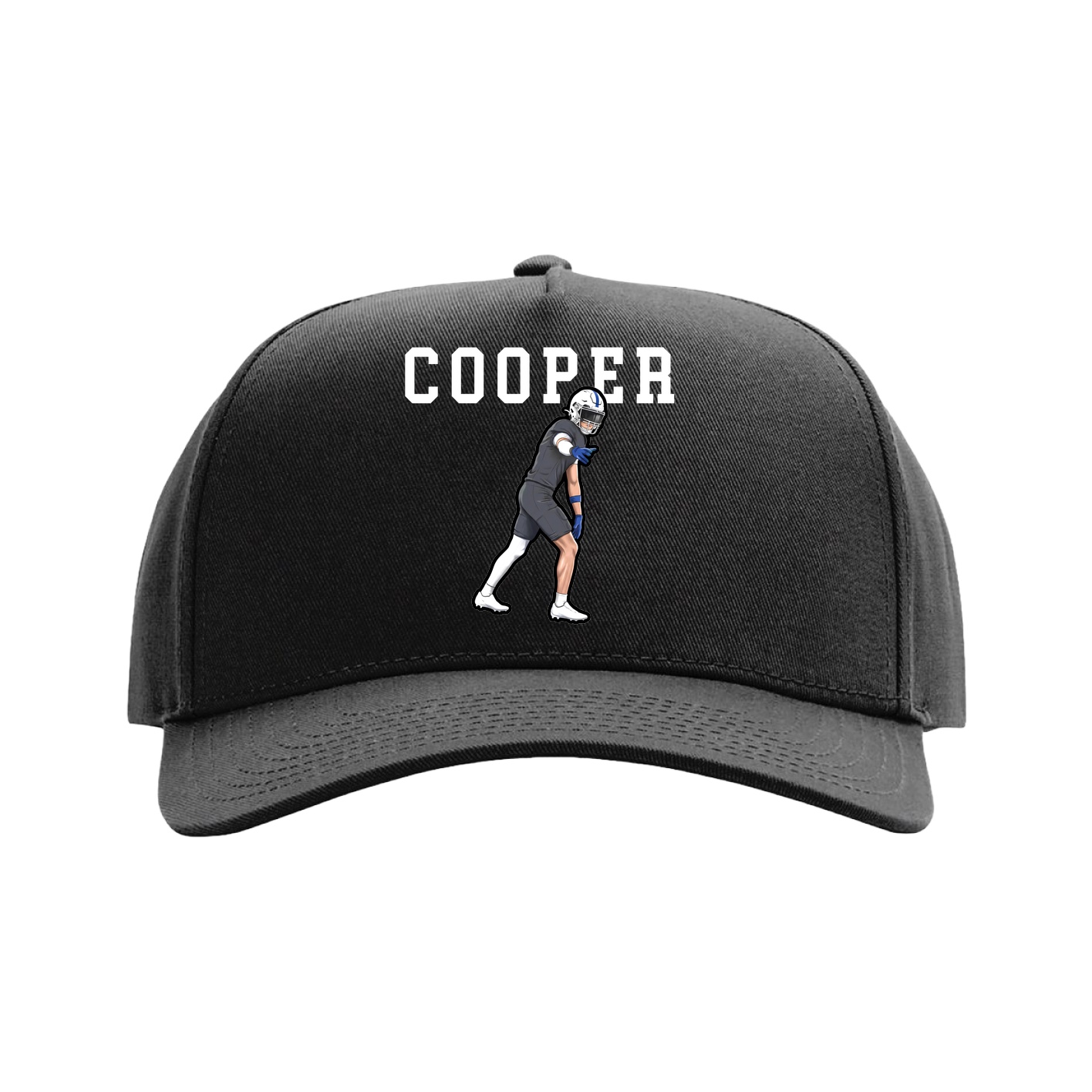 Full Fabric Five-Panel Champ Cap
