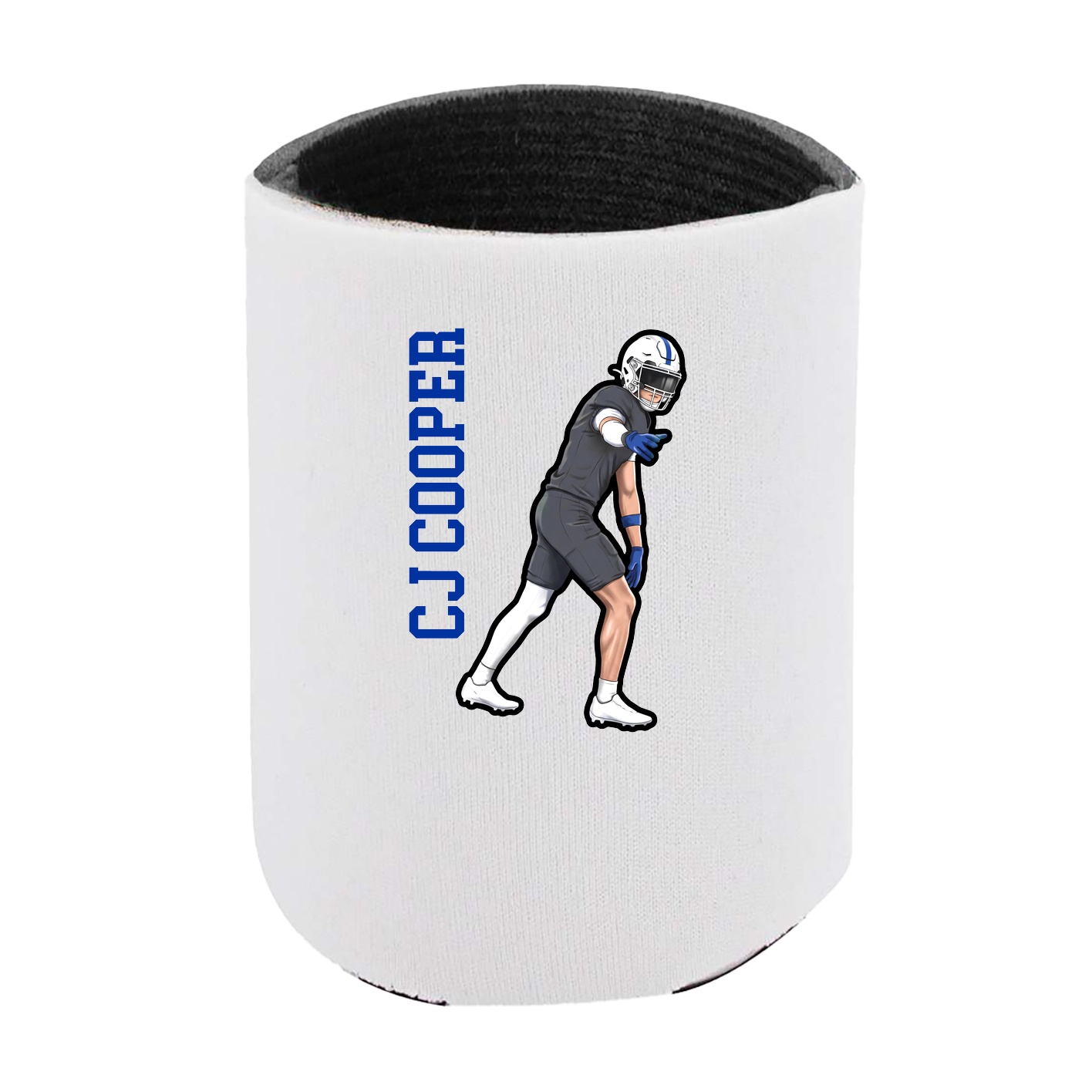 Can Holder — Name Vertical in White