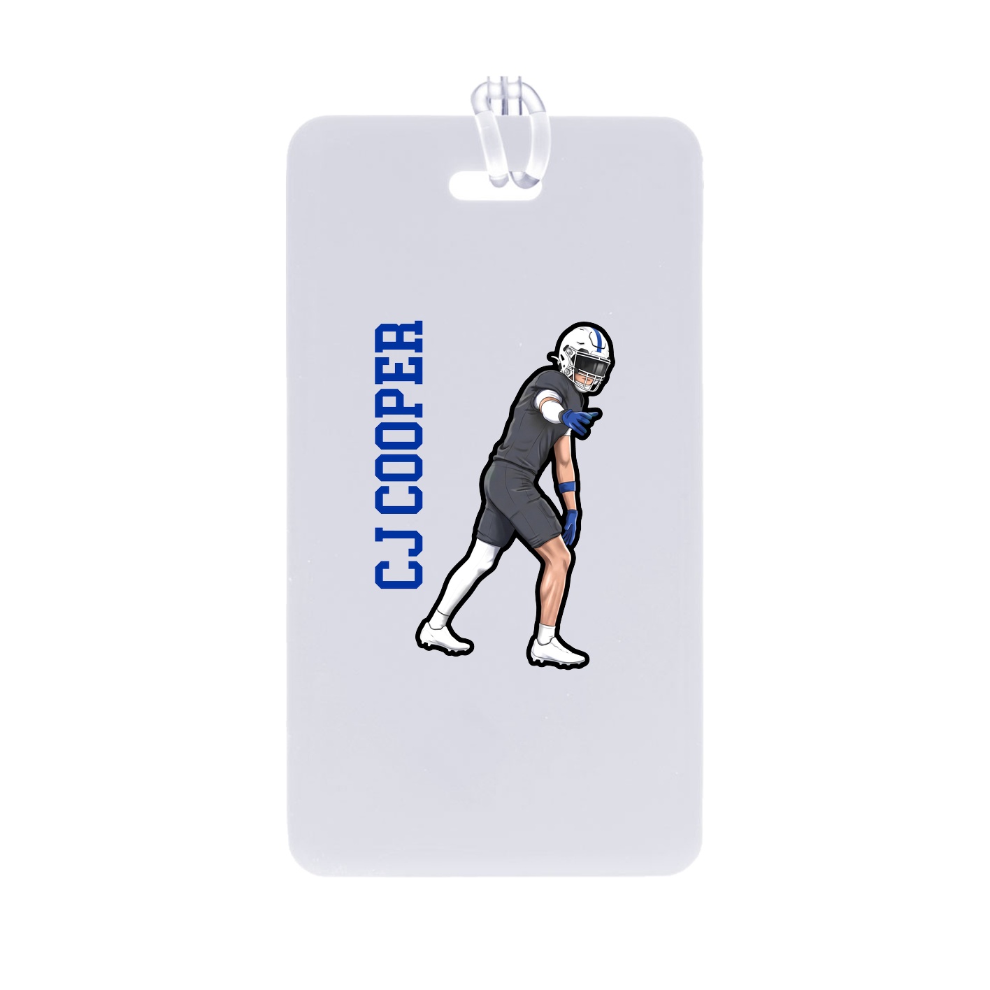 Bag Tag — Name Vertical in Classic