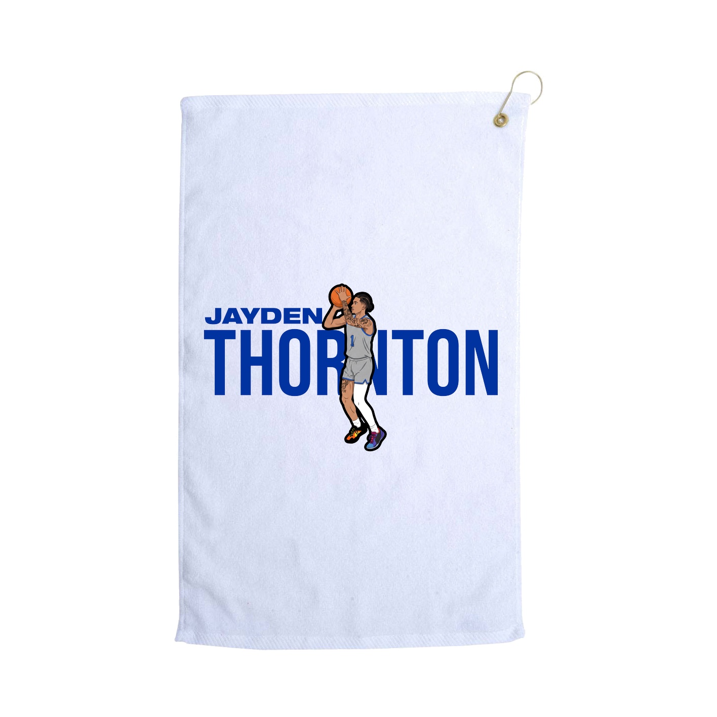 Golf Towel — Player Name in White