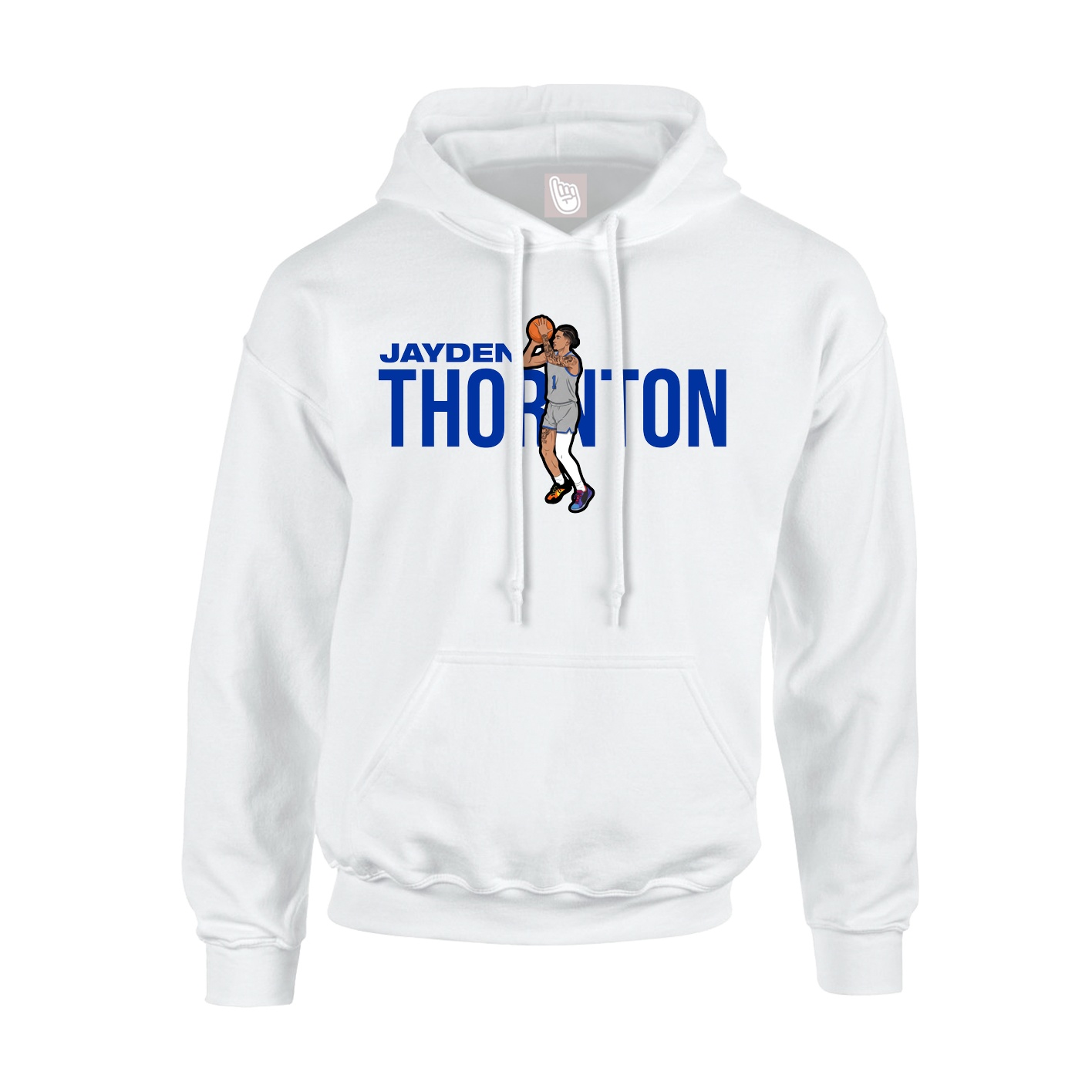 Hoodie — Player Name in White