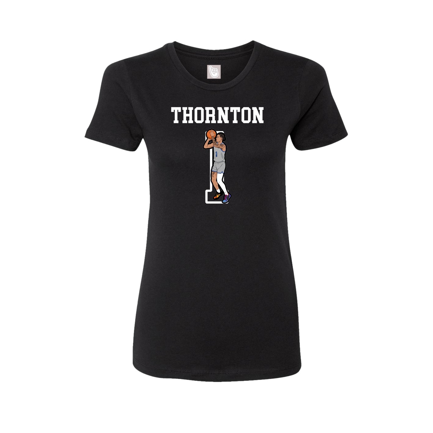 Fitted Women's Tee — Shirsey in Black