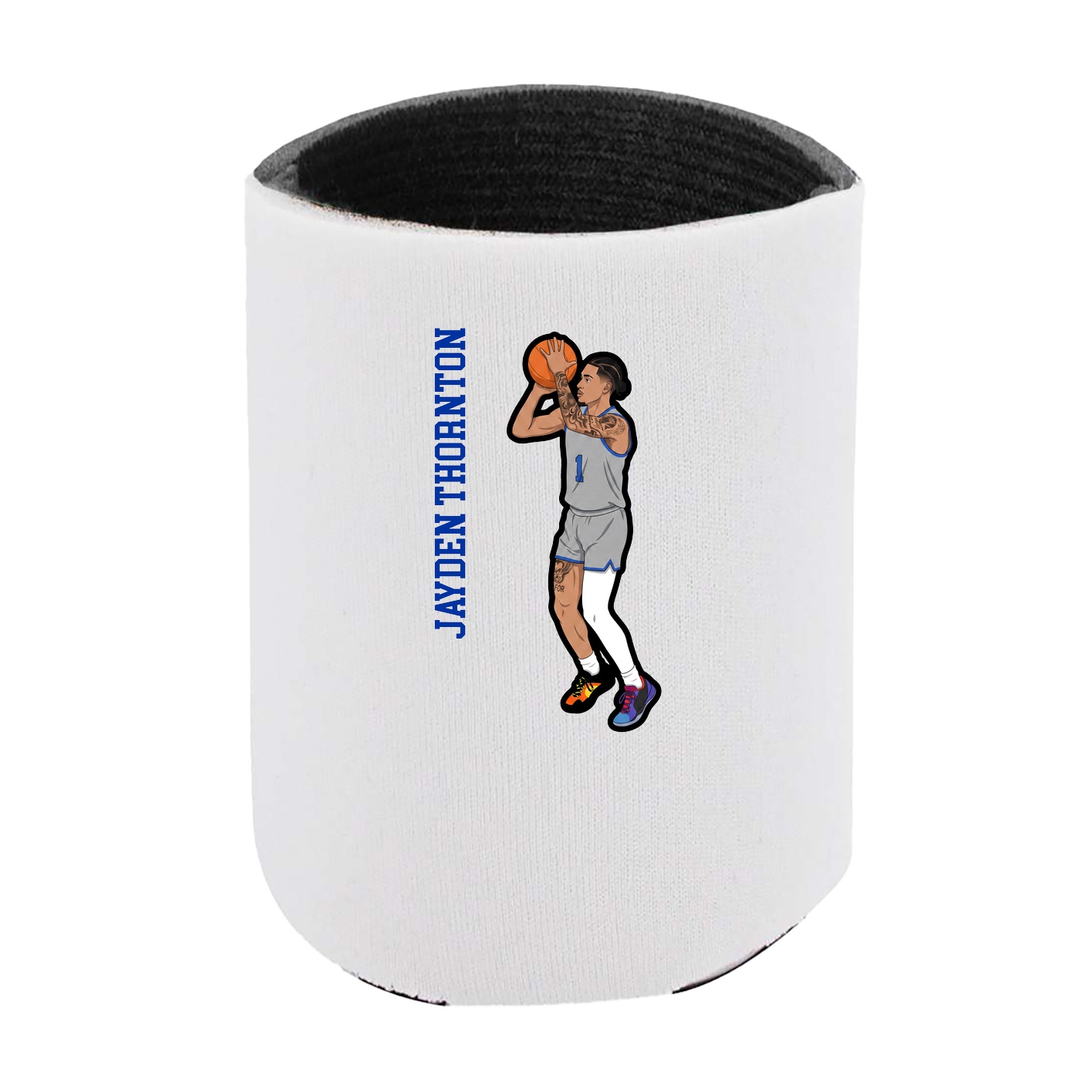 Can Holder — Name Vertical in White