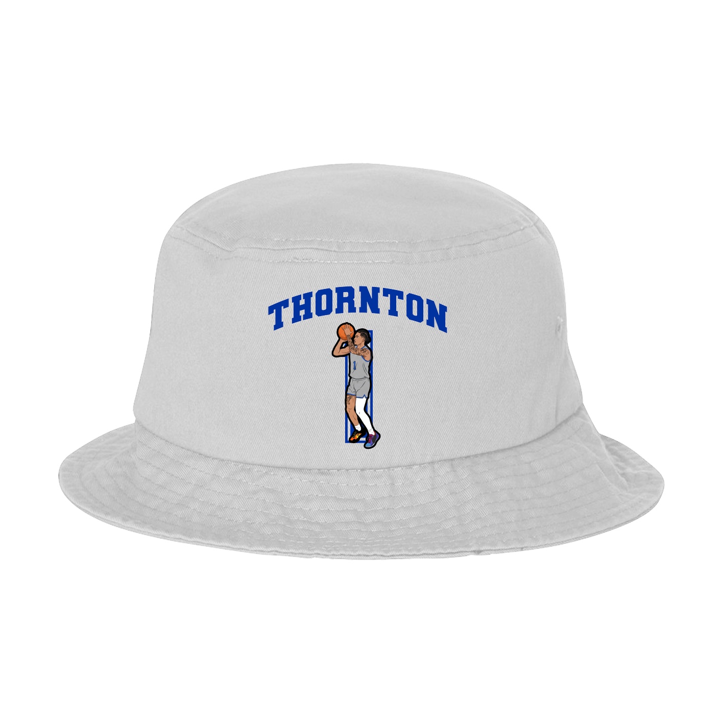 Bucket Cap — Number in White