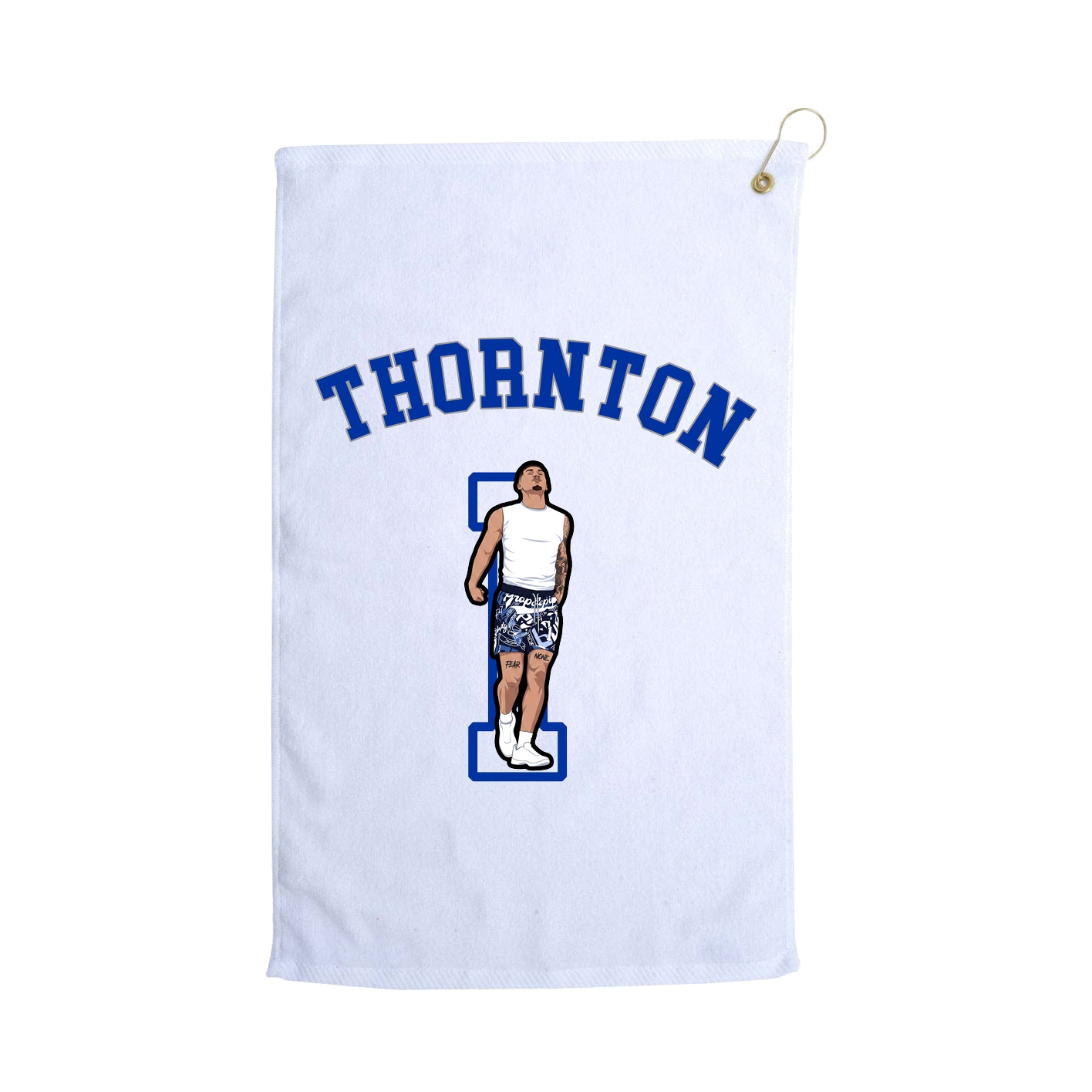 Golf Towel — Shirsey Arch in White