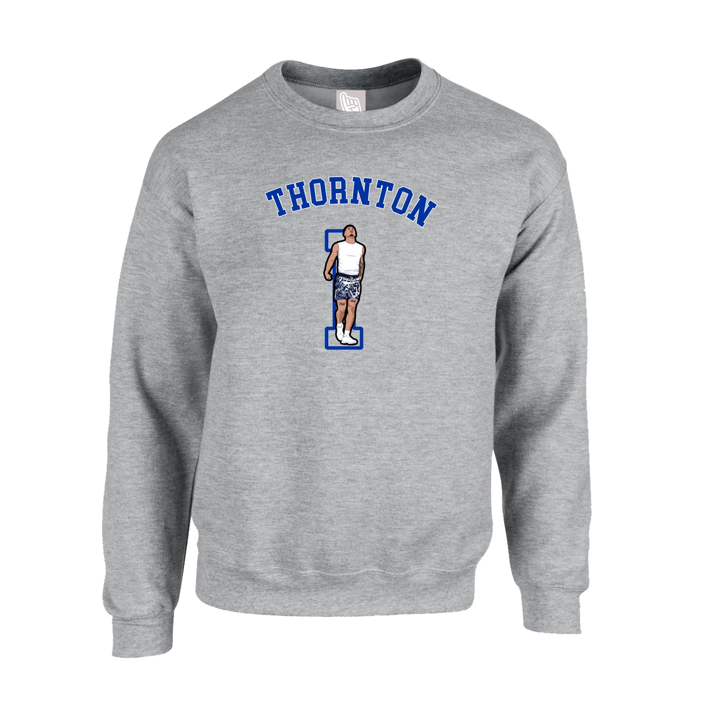 Fleece Crew — Shirsey Arch in Grey