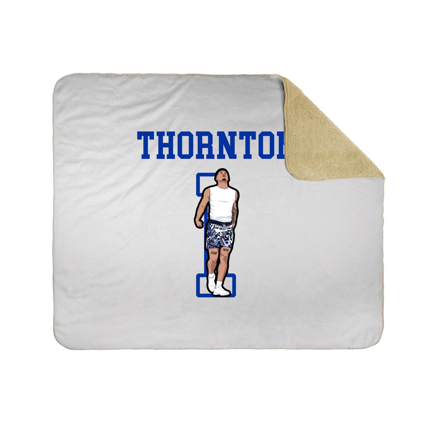 Throw Blanket — Shirsey in White