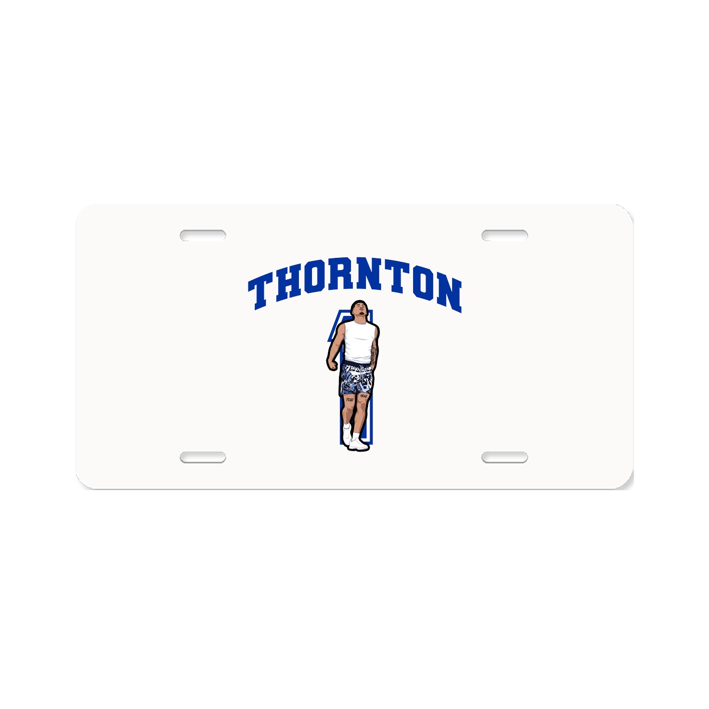 License Plate — Number in Classic