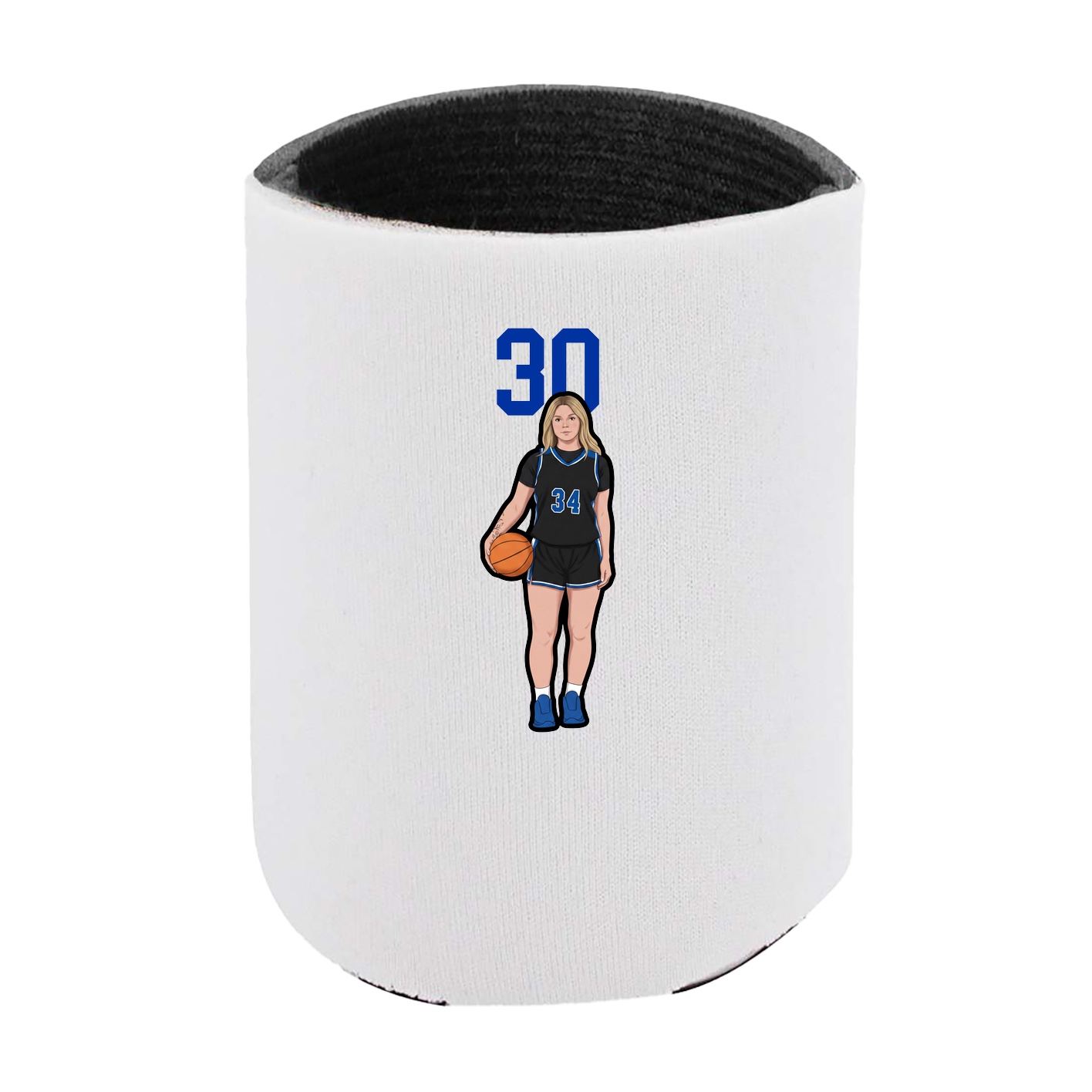 Can Holder — Number Top in White