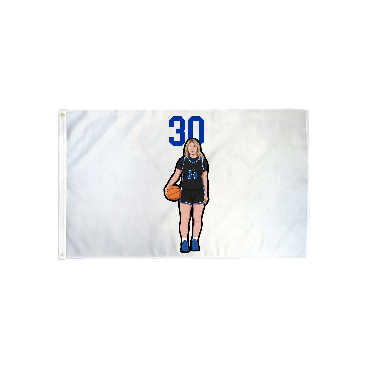 3x5 Flag — Number Top in Classic