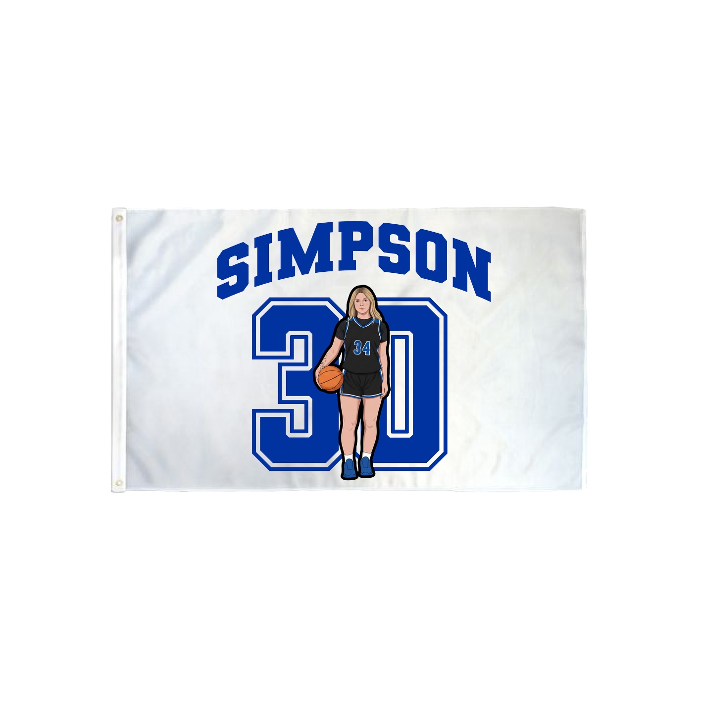 3x5 Flag — Number in Classic