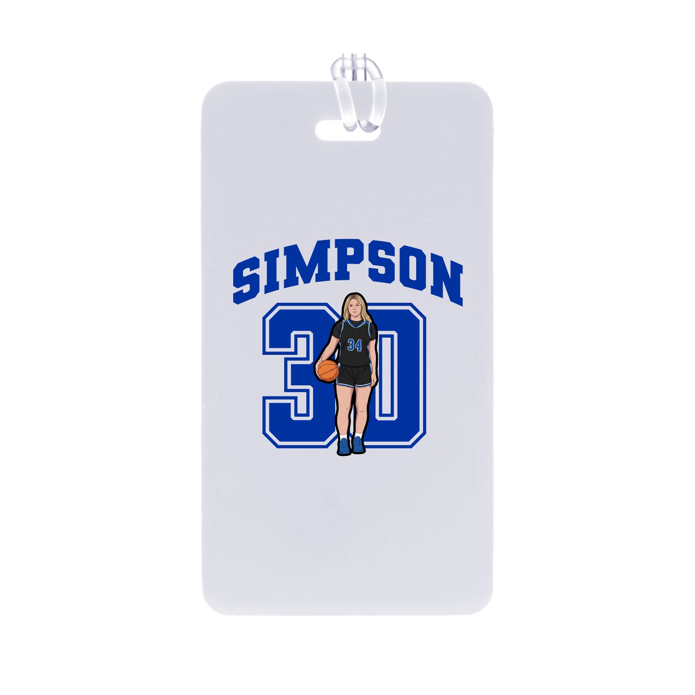Bag Tag — Number in Classic