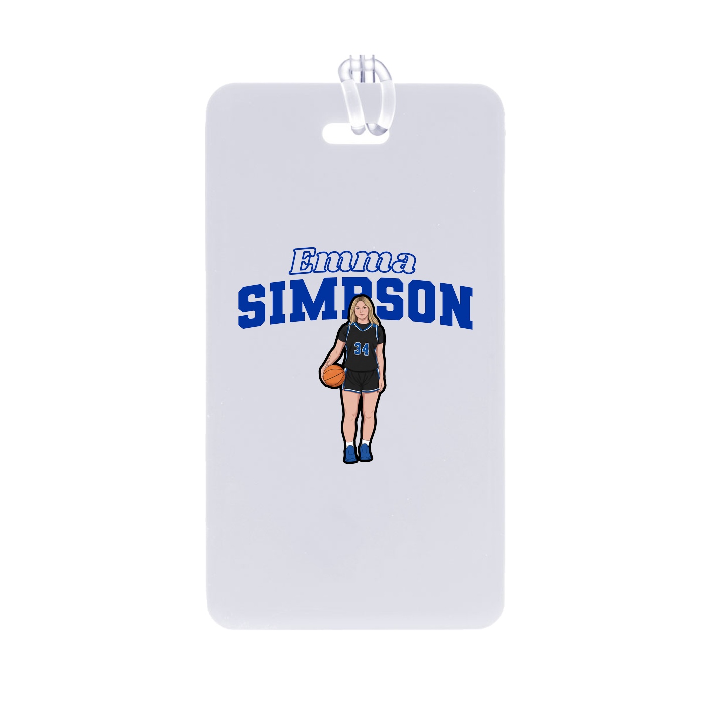 Bag Tag — Name Arch in Classic