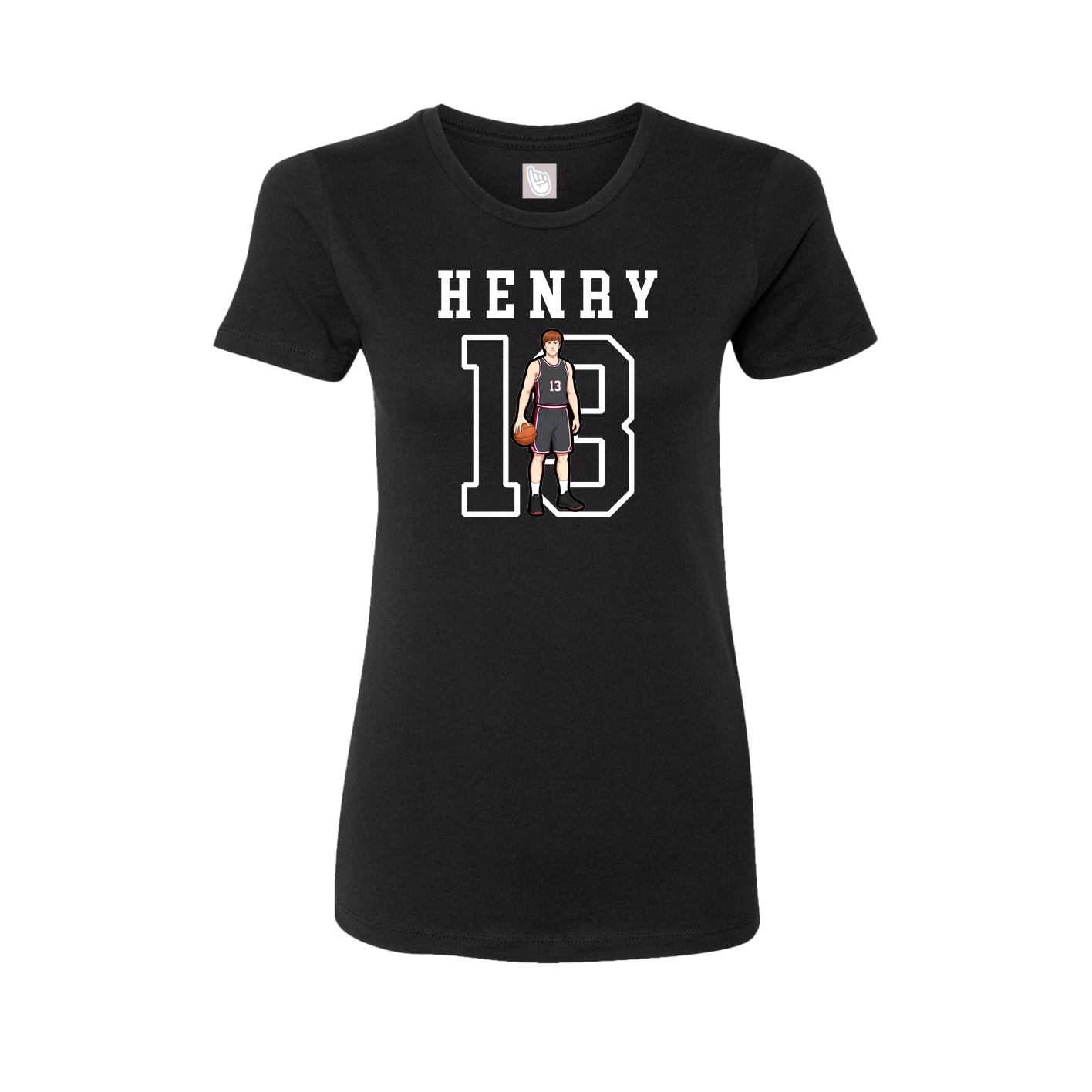 Fitted Women's Tee — Shirsey in Black