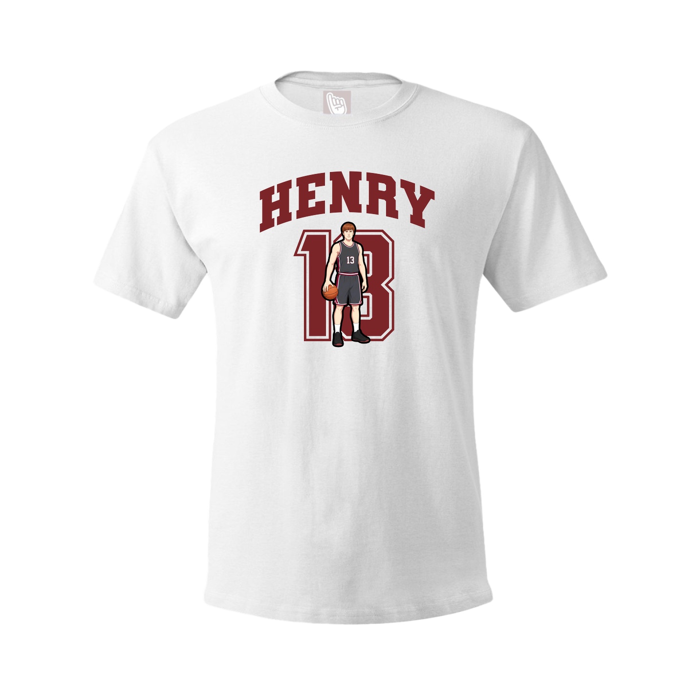 Tee — Number in White