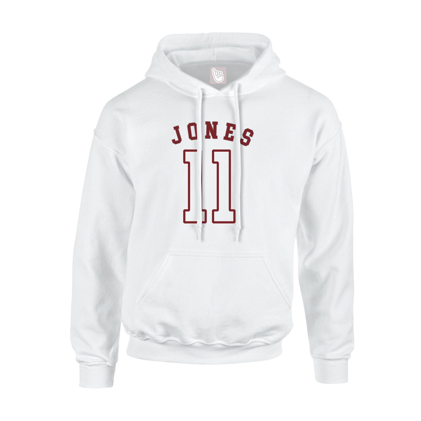 Youth Hoodie — Shirsey Arch in White