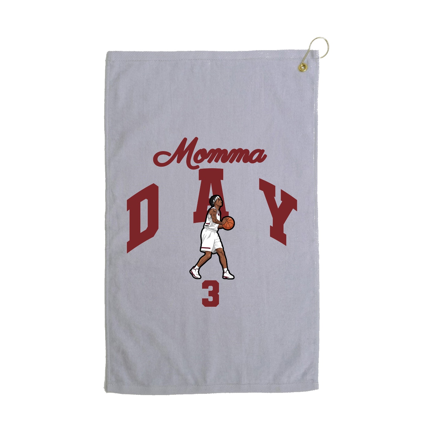 Golf Towel — Mothers Day Arch in Grey