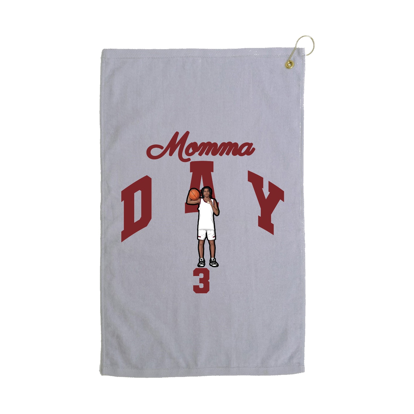 Golf Towel — Mothers Day Arch in Grey