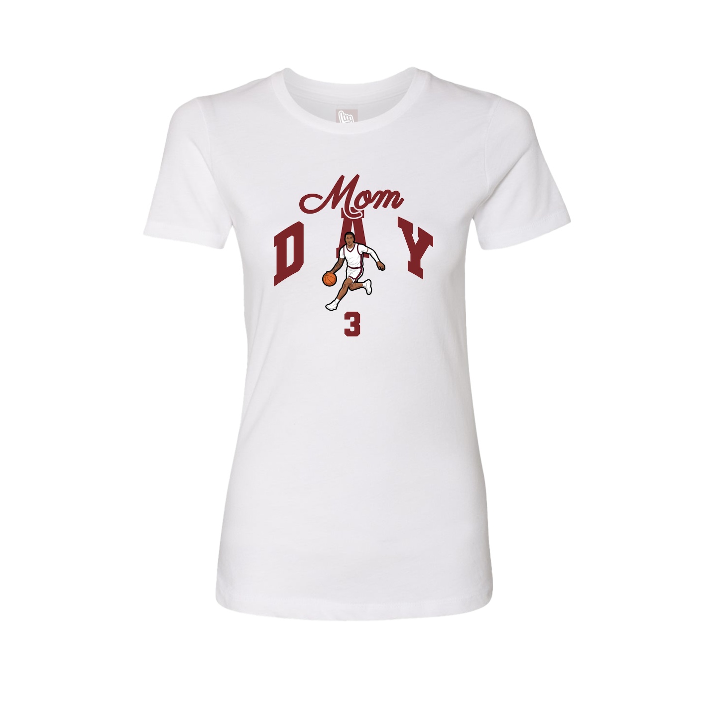 Womens Tee — Mothers Day Arch in White
