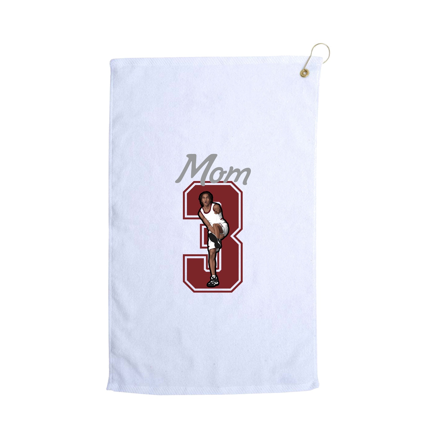 Golf Towel — Mothers Day Shirsey in White
