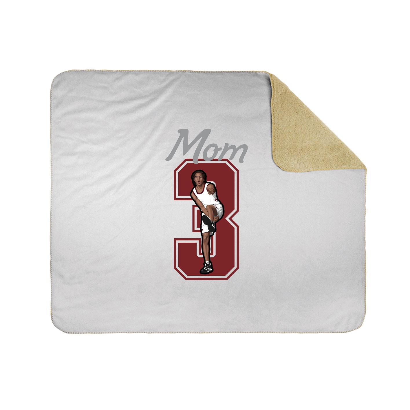 Throw Blanket — Mothers Day Shirsey in White
