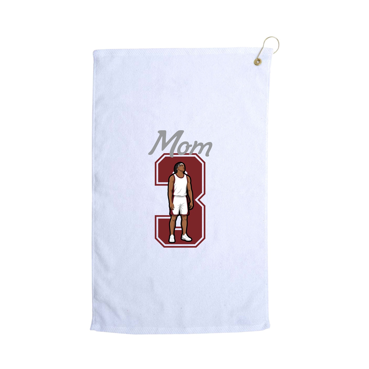 Golf Towel — Mothers Day Shirsey in White