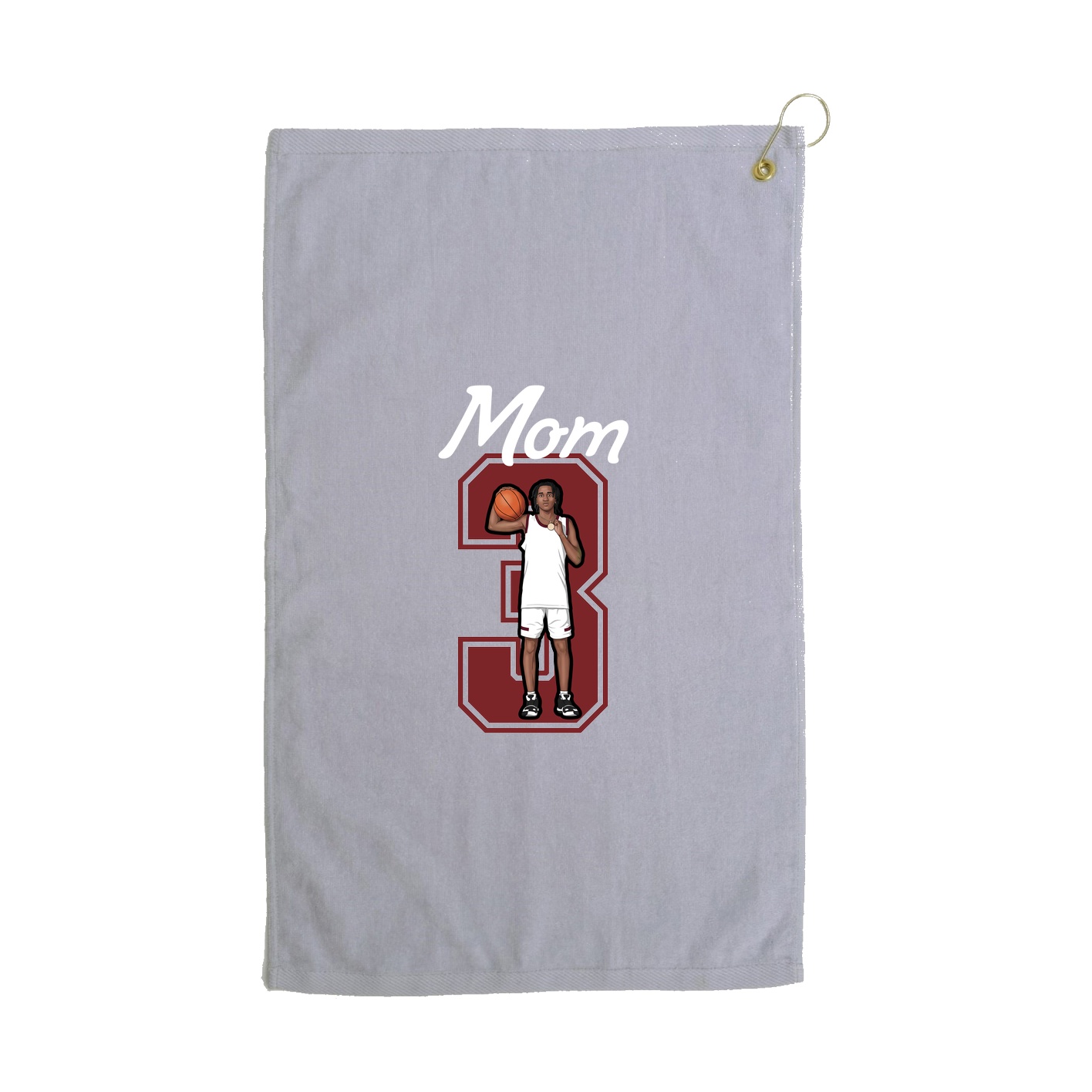 Golf Towel — Mothers Day Shirsey in Grey