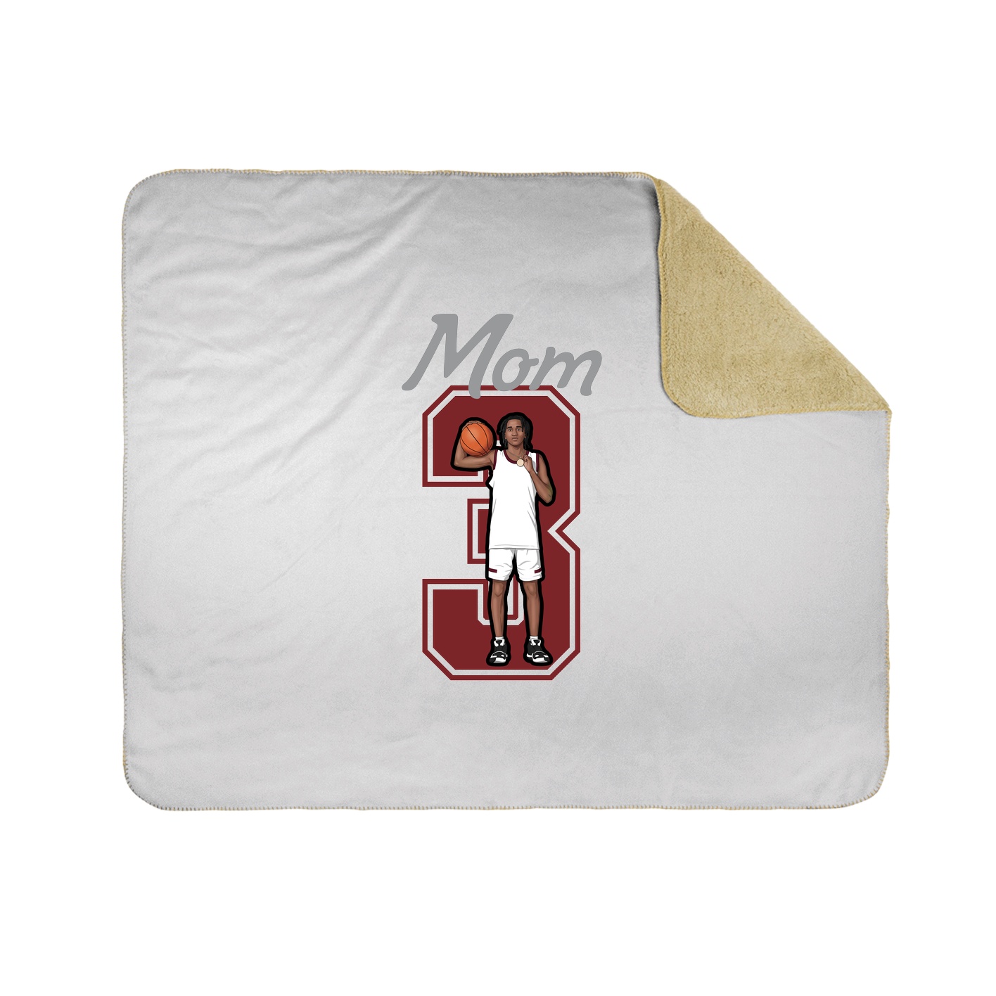 Throw Blanket — Mothers Day Shirsey in White