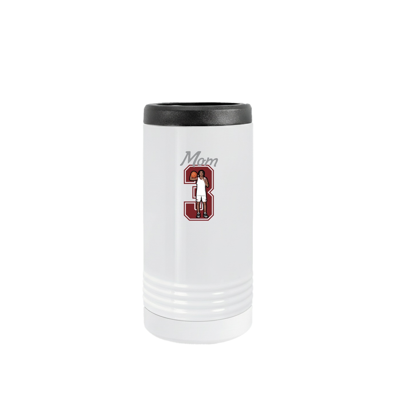 Slim Beverage Holder — Mothers Day Shirsey in White