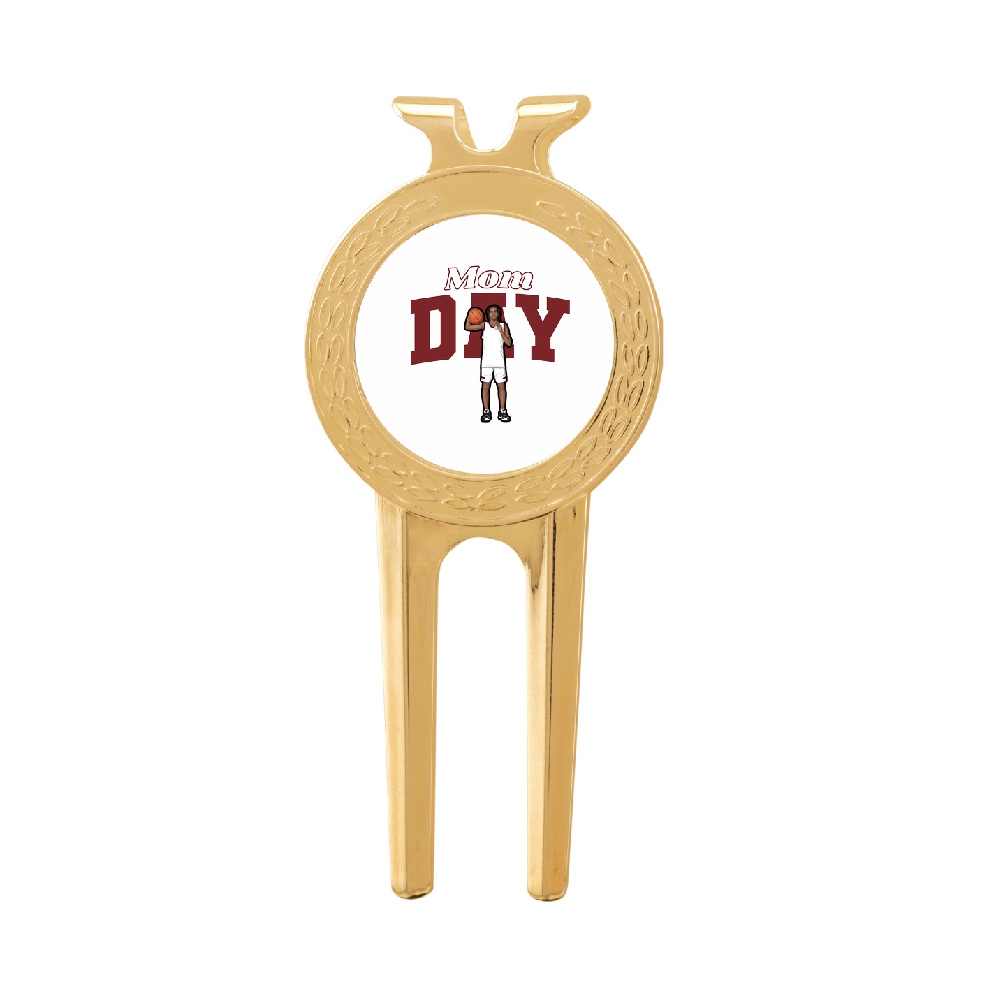 Divot Tool with Ball Marker — Mothers Day Block in Classic