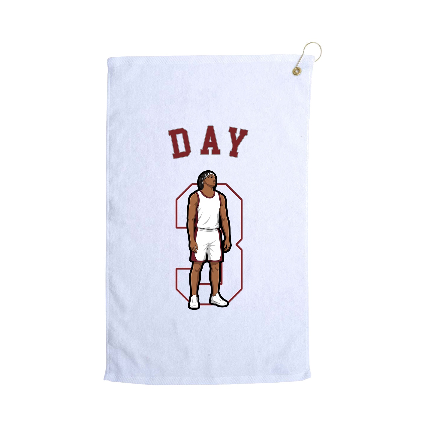 Golf Towel — Shirsey Arch in White