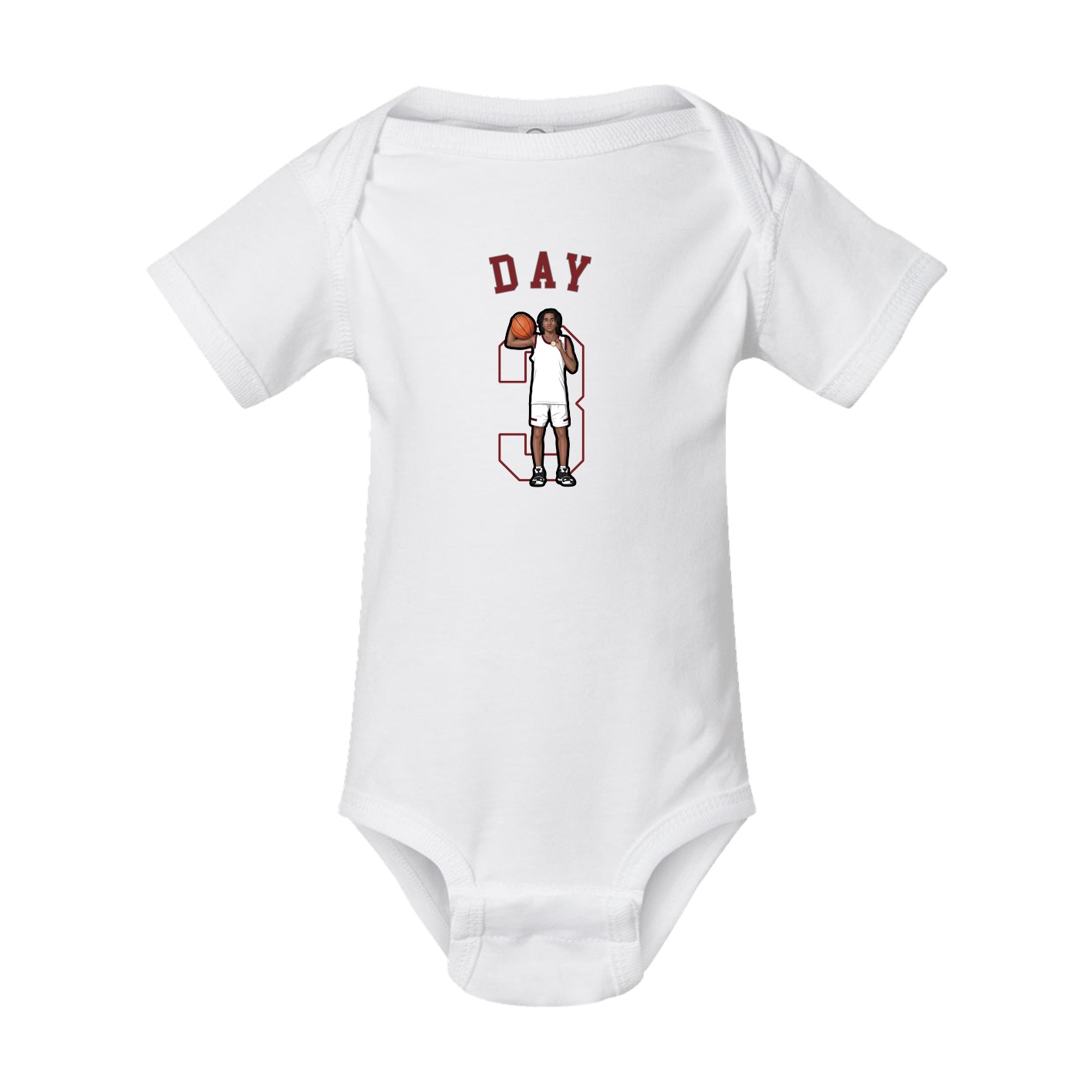 Baby Onesie — Shirsey Arch in White