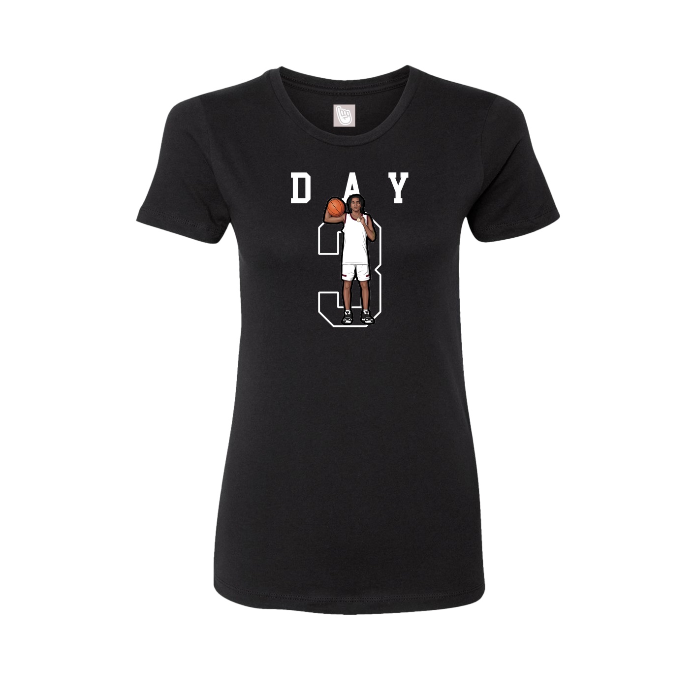 Fitted Women's Tee — Shirsey in Black