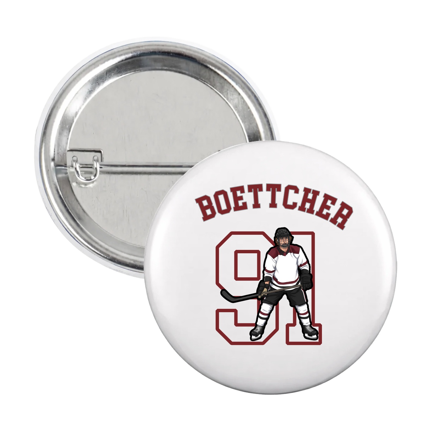 Game Day Button — Shirsey Arch in White