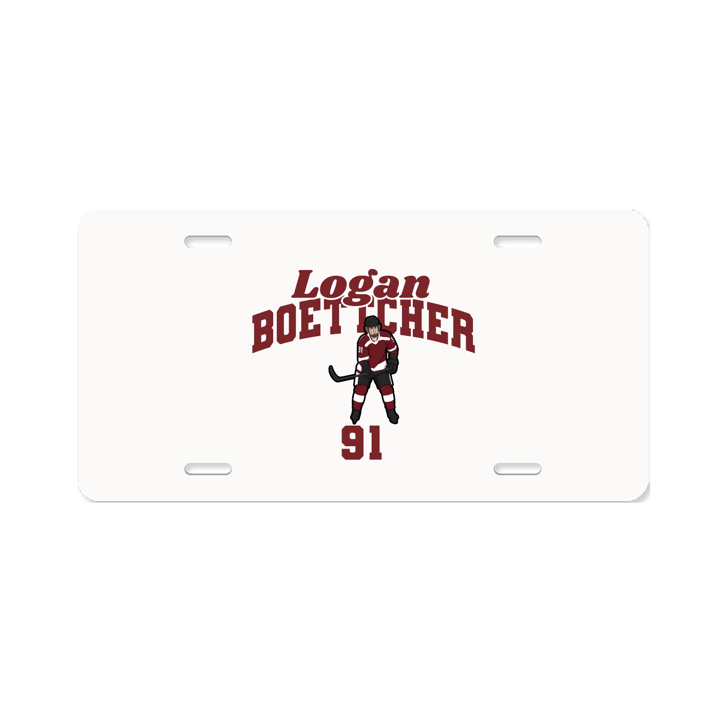 License Plate — Signature Arch in Classic