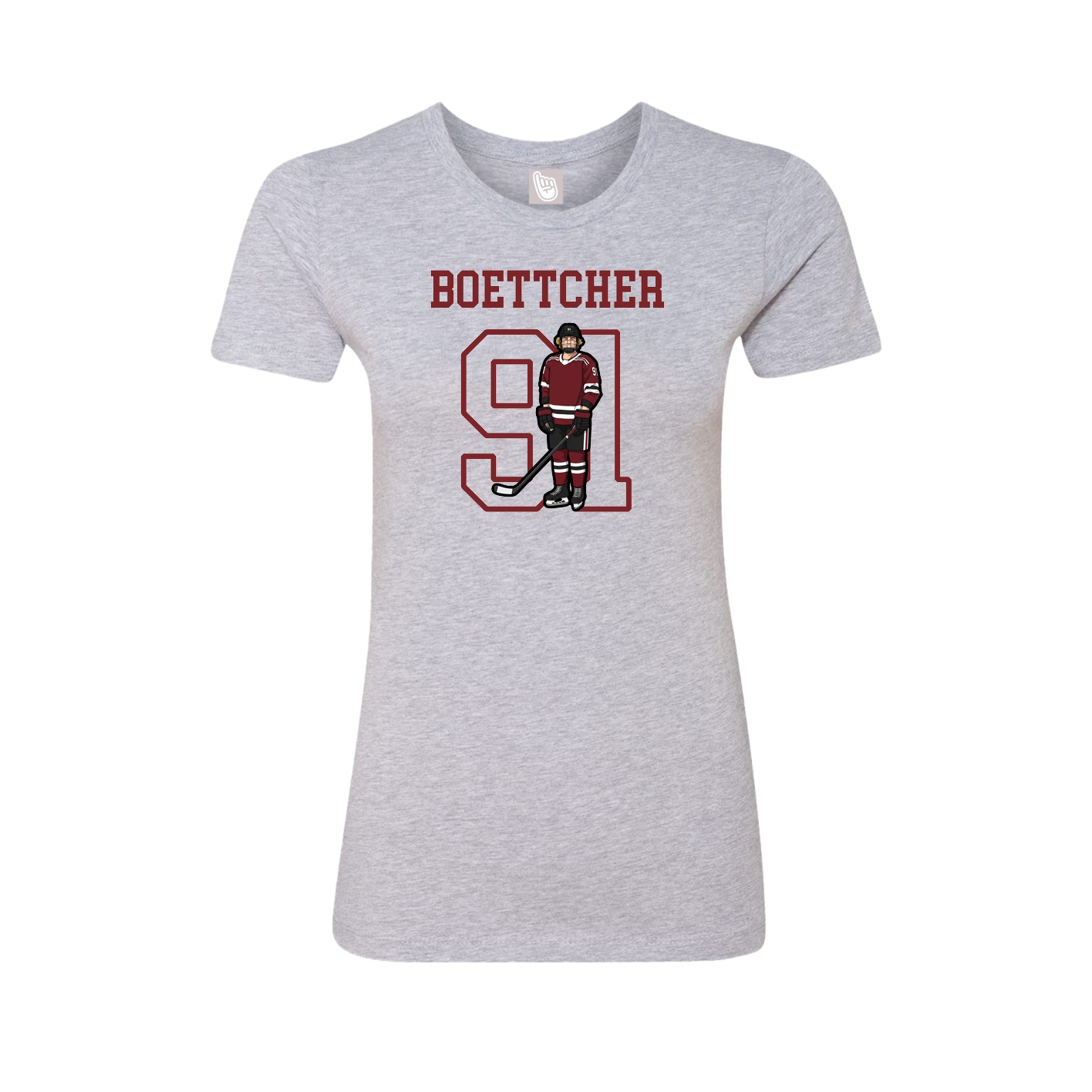 Fitted Women's Tee — Shirsey in Grey