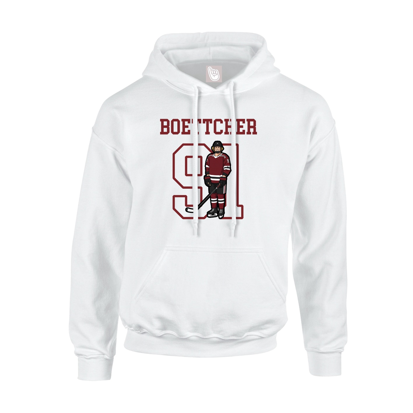 Hoodie — Shirsey in White
