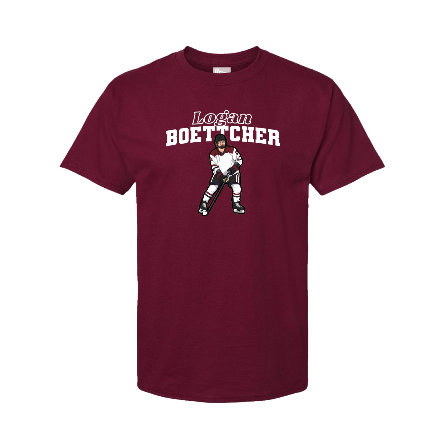 Tee — Name Arch in Cardinal