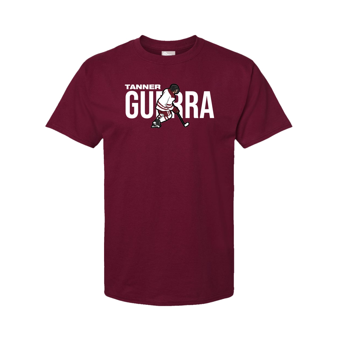 Youth Tee — Player Name in Cardinal