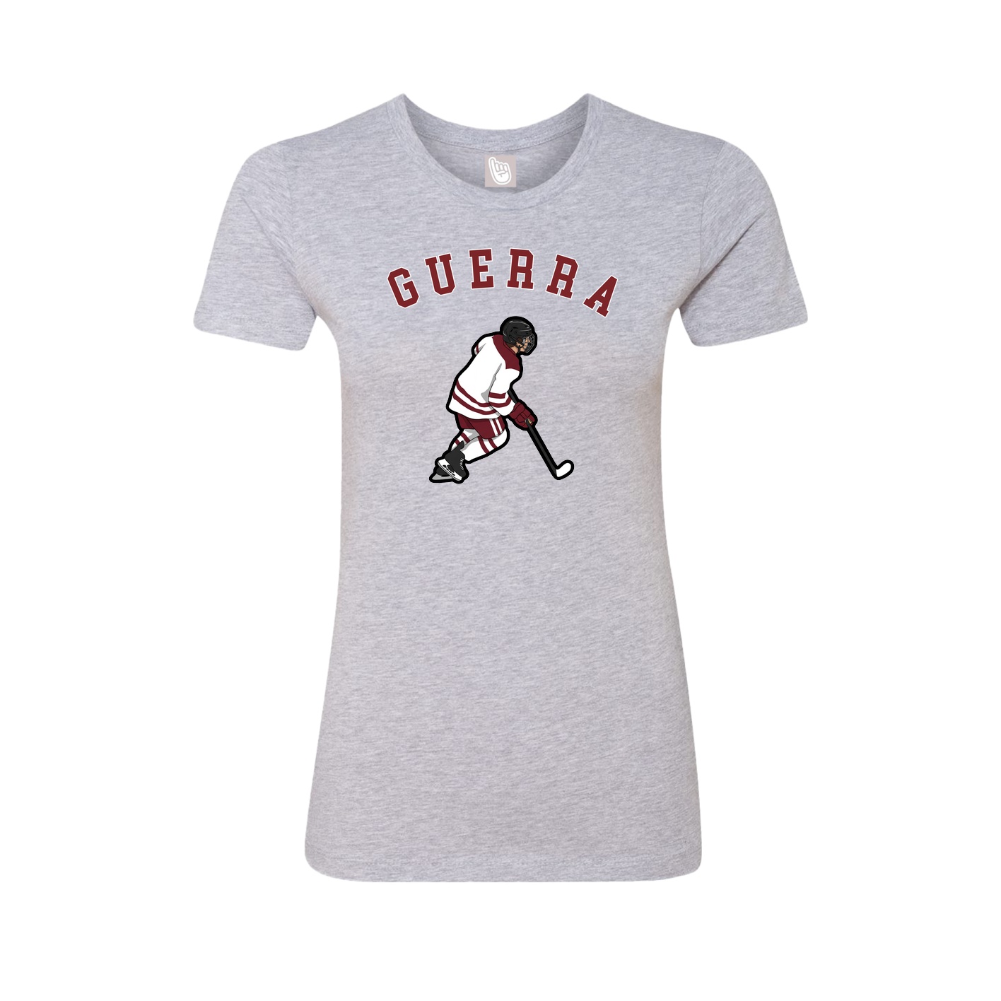 Fitted Women's Tee — Shirsey Arch in Grey