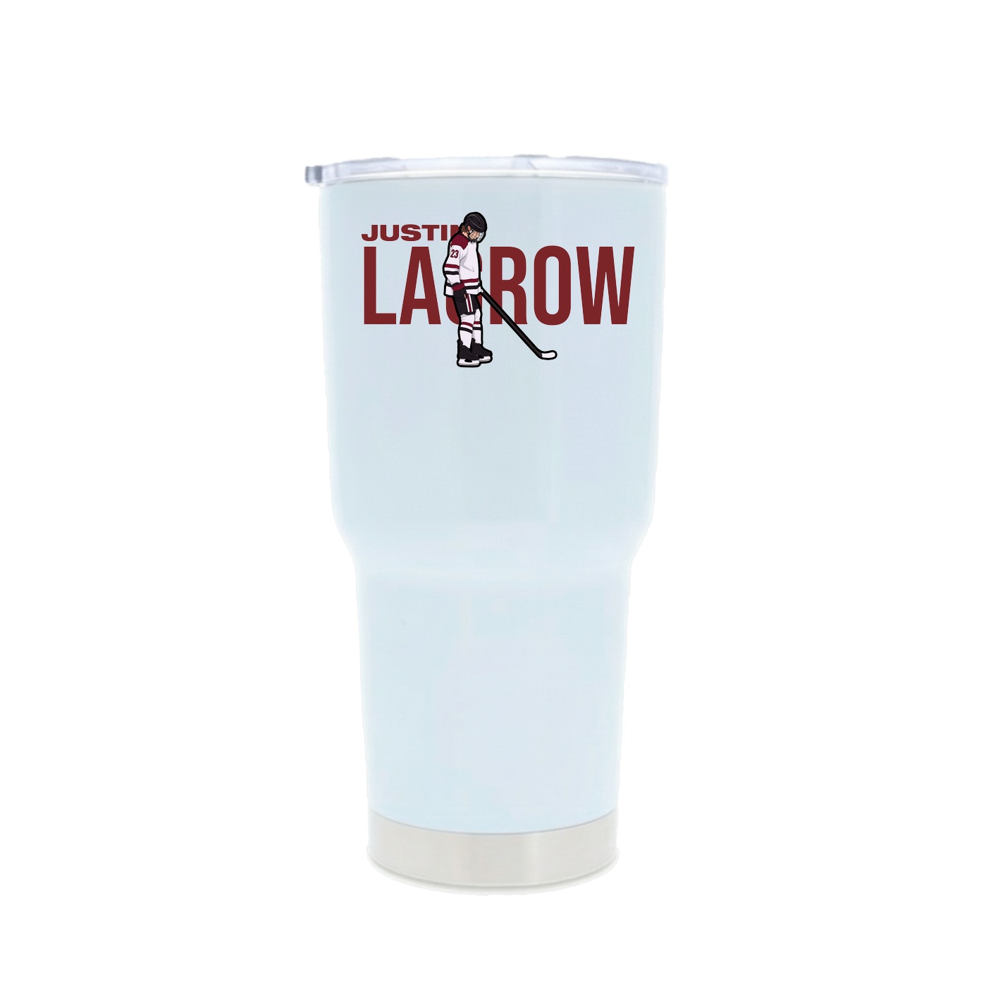 30oz Stainless Steel Tumbler — Player Name in White