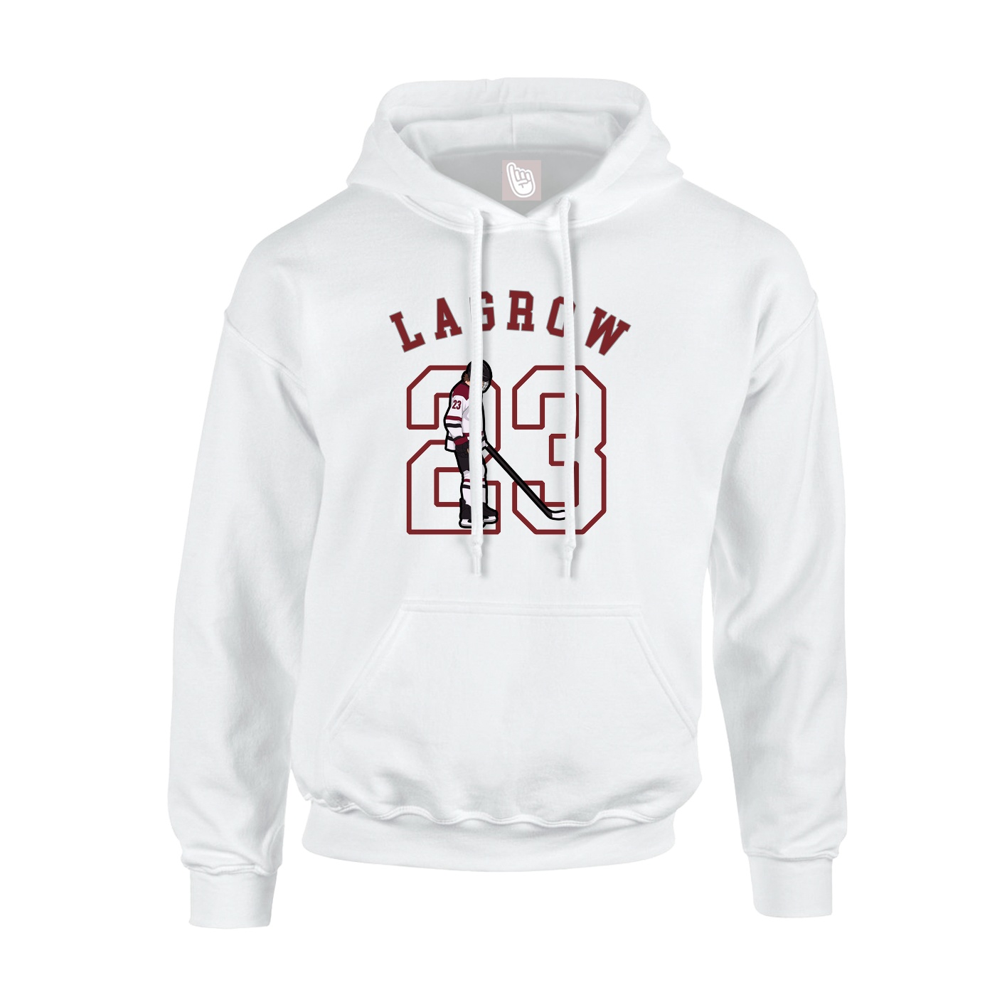 Youth Hoodie — Shirsey Arch in White