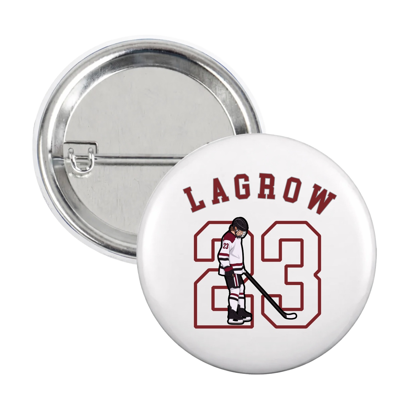 Game Day Button — Shirsey Arch in White