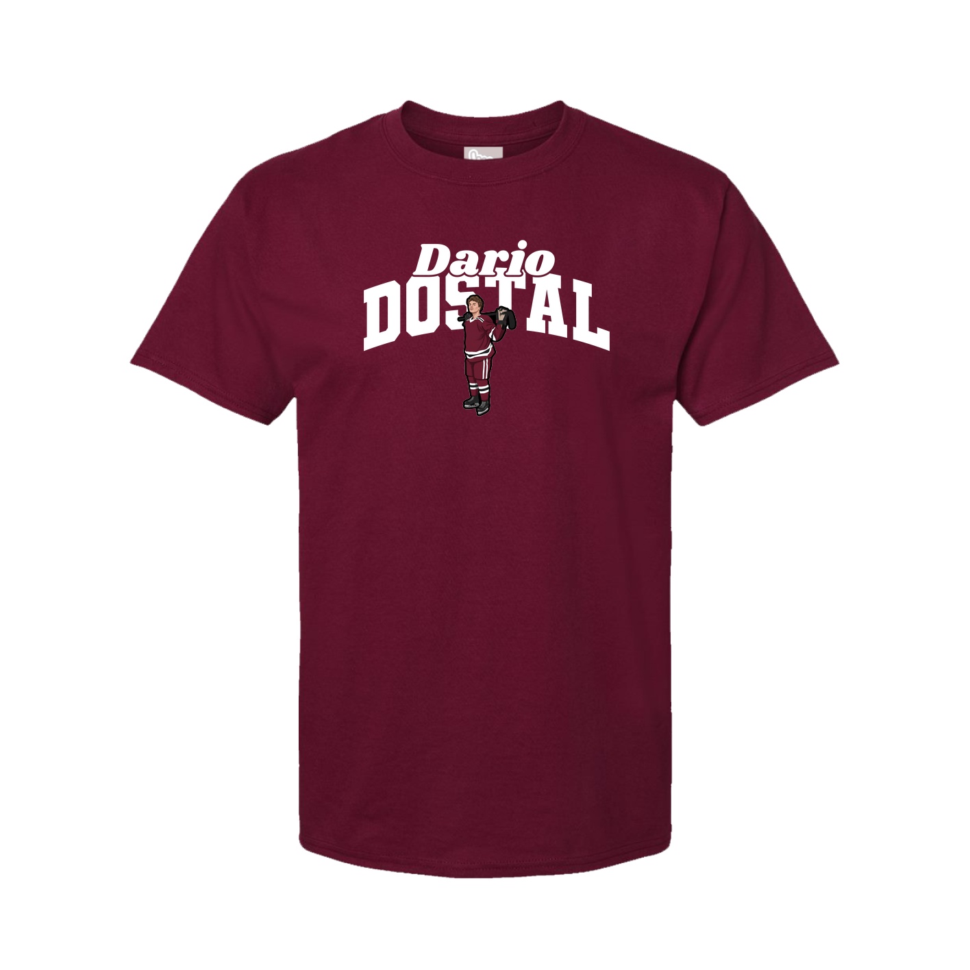 Tee — Signature Arch in Cardinal